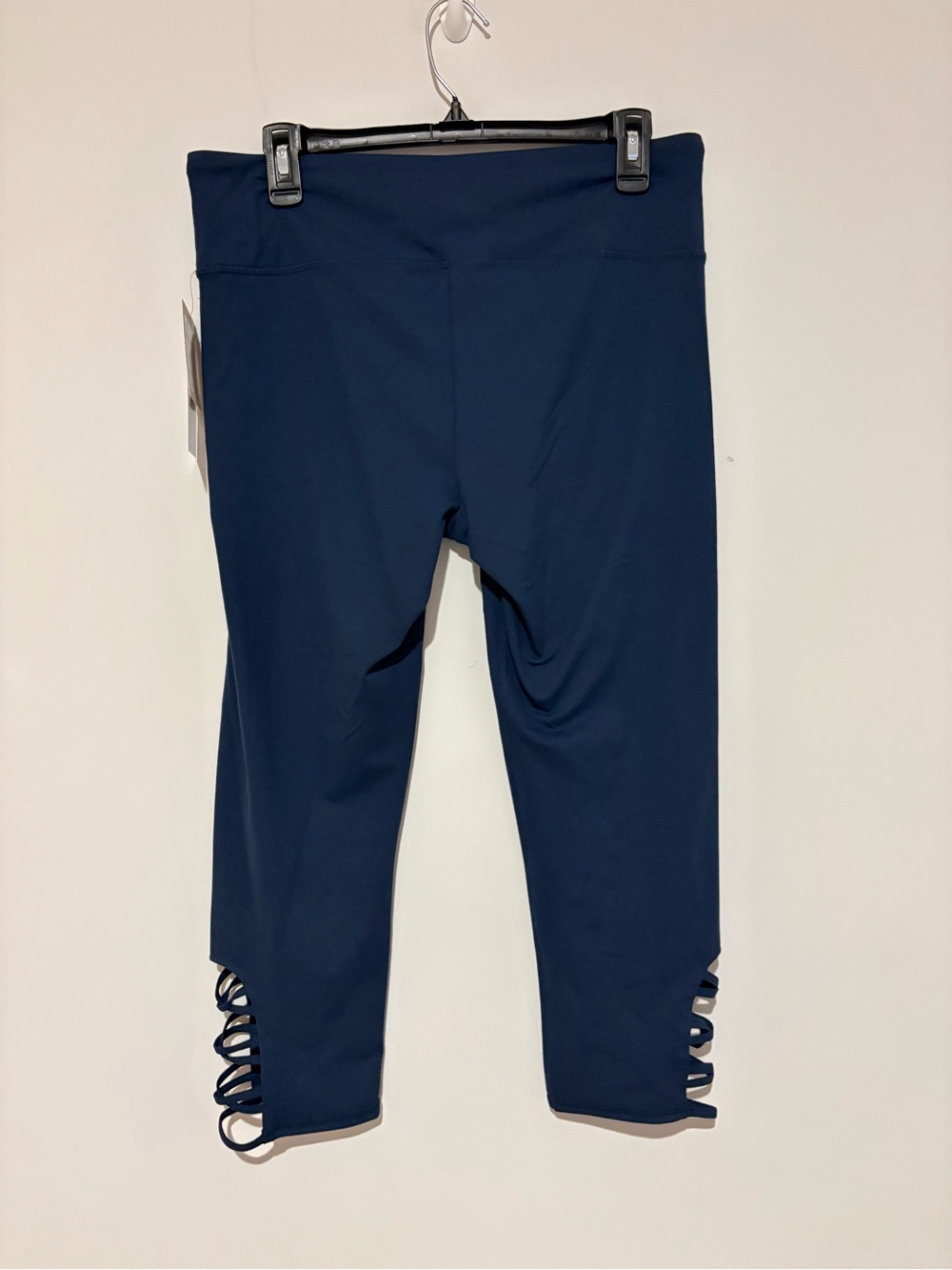 Threads 4 Thought Monica Criss Cross Crop Legging navy blue XL - Picture 7 of 11